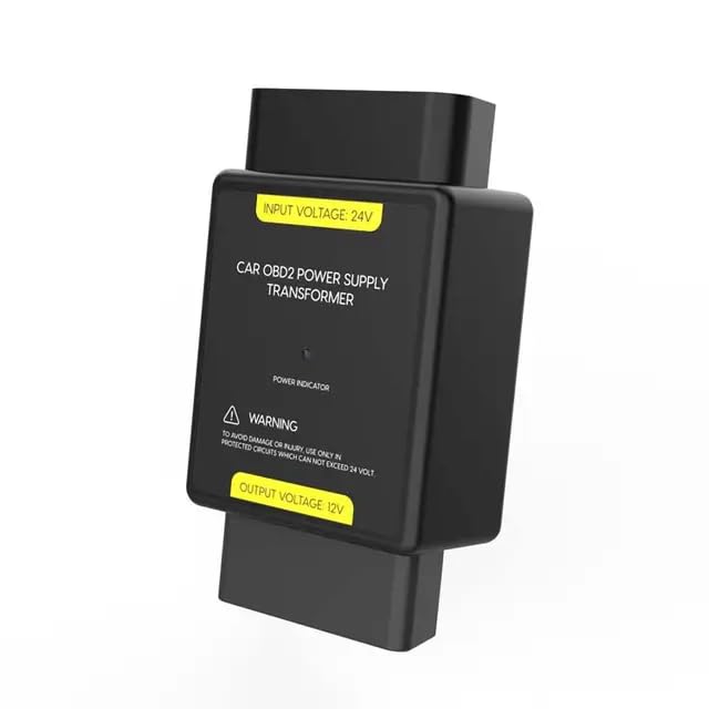 Image of AUTOOL Mini Power Supply Transformer 24V to 12V Converter Car Obd2 ObdII Scanner Diagnostic Tool Connector Adapter