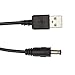 Produktbild Kingfisher Technology 90cm USB 5V 2A PC Black Charger Power Cable Lead Adaptor (22AWG) for Logitech Squeezebox Classic / Touch Player