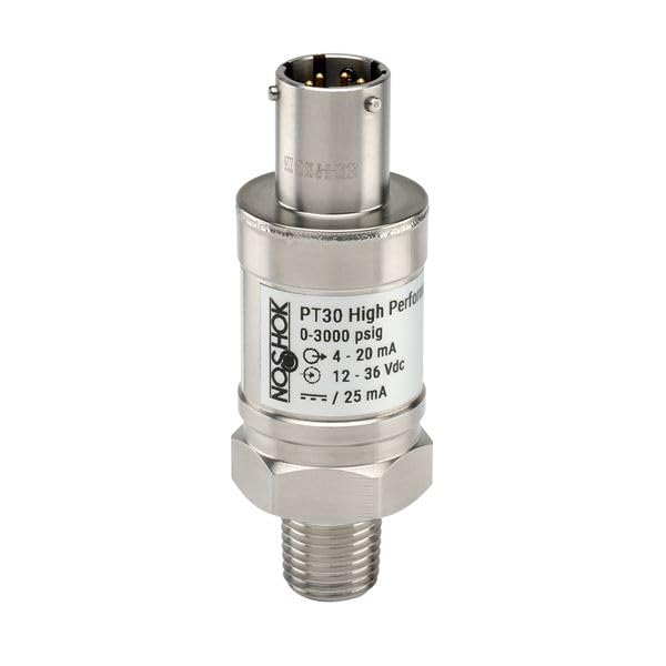 High Performance Fixed Range Pressure Transmitter, 0 to 1000 psi gauge, ±0.25% of Span, 0 Vdc to 10 Vdc, 3-wire, 1/4 NPT male, bayonet 6 pin