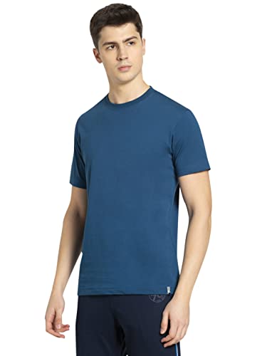 Jockey 2714 Men's Super Combed Cotton Rich Solid Round Neck Half Sleeve T-Shirt