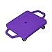 kowaku Floor Scooter Board with Handles for Kids Play Equipment Sensory Training Portable with Rollers Sit Down Scooter for Backyard, Violet