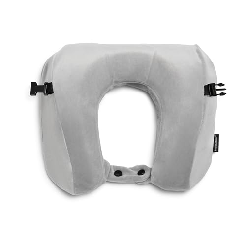 Brookstone 2 in 1 Memory Foam Head, Neck, and Lumbar Travel Pillow (Grey) Brookstone 2 in 1 Memory Foam Head, Neck, and Lumbar Travel Pillow (Grey)