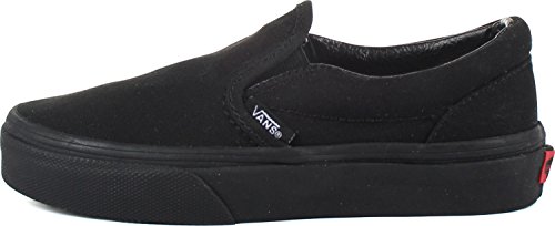 Vans Vans Kids Unisex Classic Slip-On Shoes, Size 4.5, Color (BKA) Black/Black