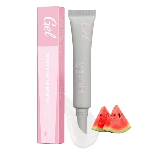 Peptide Lip Treatment, Moisturizing Lip Balm, Advanced Smoothing & Hydration Clear Lip Gloss, Extreme Dry Lip Moisturizer, Overnight Lip Balm for Cracked Lips Soothing Nourishing Lip Oil Care