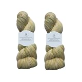 2PK Ipek Yolu Knit Yarn, Crochet Yarn, Silk Wool Blend, Multi-Color Yarn, Hand-Dyed, Organic, 200g,