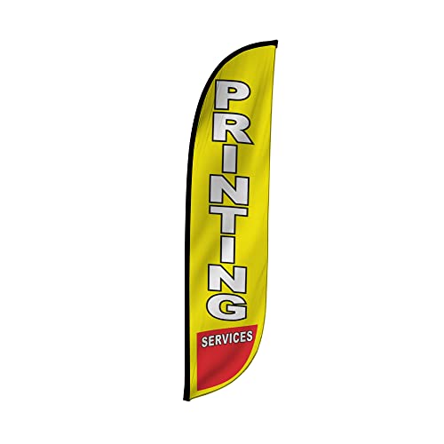 LookOurWay Feather Flag Banner - 12 Feet Tall Advertising Flags