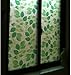 Film de fenêtre de Couleur d'isolation Thermique Antistatique de Feuille Verte, Autocollant de Verre de confidentialité, utilisé dans la Salle de Bain, la Chambre, Le Salon E 60x200cm