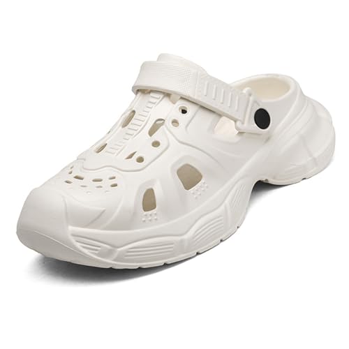 Image of Kraasa The Cyberpunk Extra Soft Men's Casual Sports Clogs /Sandals with Adjustable Back Strap for Adult | Men's Lightweight Anti Skid| Waterproof & Everyday Use Mules for Gents /Boys