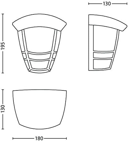 Philips Lighting Creek Lampada da Parete da Estern