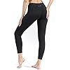 Foyo-peach-High-Waist-Yoga-Pants-with-Pockets-Tummy-Control-Workout-Running-Athletic-Yoga-Legging-for-Women Foyo peach Women's High Waisted Yoga Leggings with Pocket, Workout Sports Running Athletic Pants with Pocket Grey XL