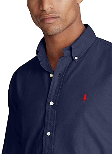 Image of POLO RALPH LAUREN Men's Classic Fit Plaid Oxford Shirt