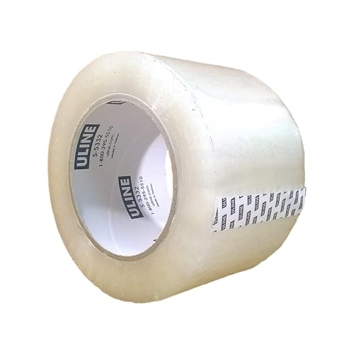 Packing Tape, 3 Inch X 110 Yard 2.6 Mil Crystal Clear Industrial Plus Tape by Uline, Pack of 4 image 5