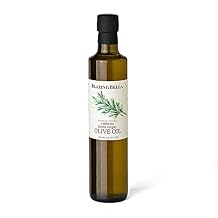 Blazing Bella Rosemary Infused Extra Virgin Olive Oil from California, Smooth and Balanced Premium EVOO for Cooking, Roasting, Potatoes, Chicken and Vegetables, 500ml