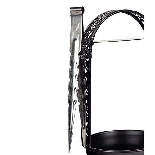 Brodator Shisha Kohlebehälter matt schwarz Gitter ca 34 cm groß kratzfest modern und hochwertig – Bild 3