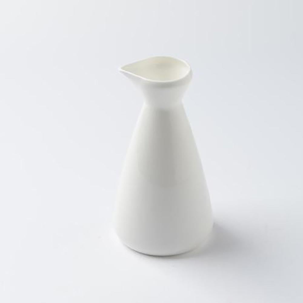 Sizikato 2 botellas de sake de porcelana blanca, 10 onzas