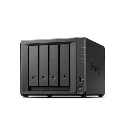 Synology DS923+ BT NAS 4 EMP. 3.5/2.5p 2.6/3.1 GHz DoubleCoeur 64b 4Go 2 LAN GbE USB3 Slot M.2