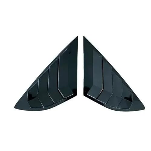 Garniture de ventilation latérale Ford Mondeo Fusion, volet de fenêtre arrière noir laqué