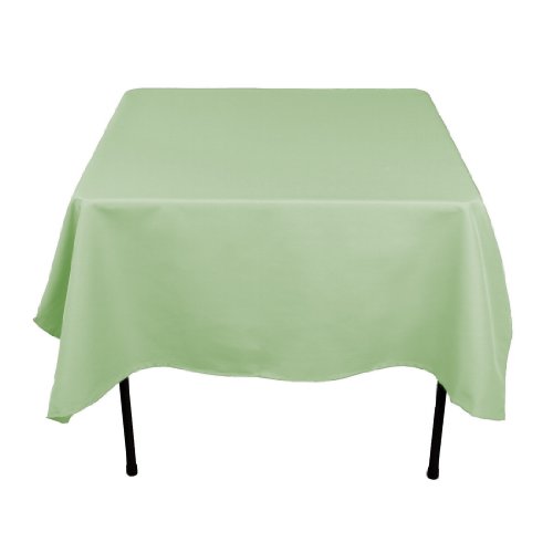 LinenTablecloth 70-Inch Square Polyester Tablecloth Sage