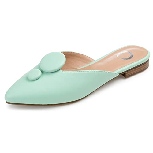 Journee Collection Mallorie Mule para mujer, Mint, 41 EU
