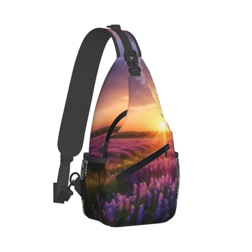 Bolso cruzado para hombre bolso de pecho bandolera negra miniatura 2