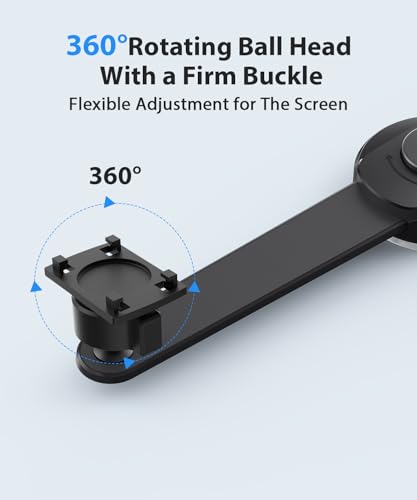Image of AUTO-VOX X8 Bracket Bendable Suction Cup Mount for Backup Camera, 360 Flexible Adjust Monitor,Strong Hold,1 Min Easy Install - Fits Solar 3A Plus / S4B / Solar5 / WF1 Screen