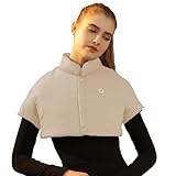 Le châle adopte une conception à bouton pratique et rapide pour assurer un ajustement approprié, pas facile à glisser, plus ferme et fiable. La conception de la bande élastique, plus pratique à porter et à enlever, une taille qui convient à la plupart des hommes et des femmes.