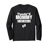 Promoted To Mommy Est. 2024 Baby Gift For New Mommy Long Sleeve T-Shirt