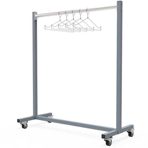 X-Ray Apron Rack (Mobile) - 48" Wide, Valet Style, 5 Hangers