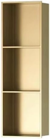 Stainless Steel Recessed Shower Niche - Waterproof Wall Storage Solution for Bathroom, Bedroom & Living Room - Seamless Design, No Tile Installation Required