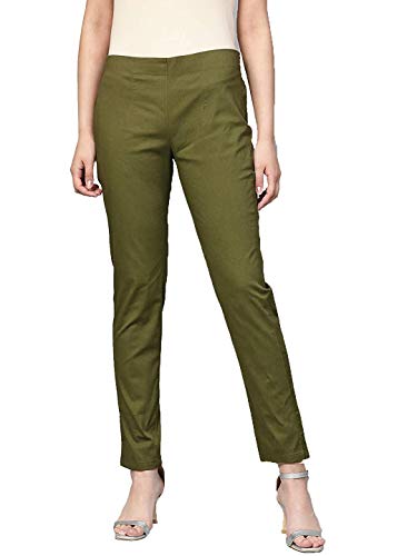 Image of SriSaras Women's Premium Cotton Trousers /Pants
