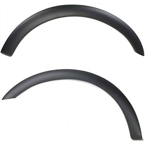 Audrfi Fender Flares Moulding Trim Wheel Opening Molding Set of 2 Front Compatible with Ford Pair
