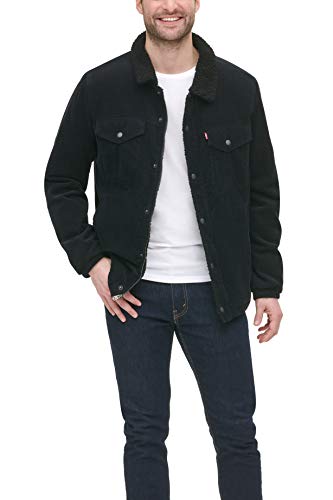 Image of Levi's Men's Corduroy Sherpa Lined Trucker Jacket (Regular & Big & Tall Sizes)