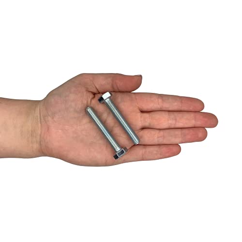 30 Stück DIN 933 Stahl Sechskantschrauben M8 x 50 mm 8.8 Grade Vollgewinde Gewindeschrauben (30, M8 x 50 mm)