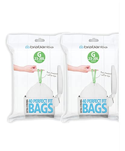 Brabantia Poubelle G, 30 litres, 80 poches