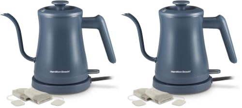 Image of Hamilton Beach Compact 20 oz. / 0.6 Liter Gooseneck Electric Kettle (Pack of 2)