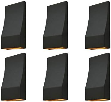 Illuminate Your Outdoors with These 5 Game-Changing Fence Post Lights 2 GKOLED Low Voltage LED Wedge Deck Rail Light, Landscape Railing Post Fence Accent Lighting, 2W 2700K Integrated LED Chips, Die-cast Aluminum, Powder Coated Finish, 12V AC/DC, IP65 Rated, Black, 6-Pack