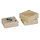 Trimming Shop Alphabet-Steine 100 Stück 1,9 cm schwarz mit weißen Buchstaben – perfekt als Ersatz, für Kunst und Handwerk, Brettspiele, Rechtschreibung, Wandkunst, Puzzle elfenbeinfarben…