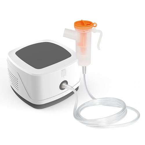 Image of Contec NE-J01 Portable Nebulizer for Adults and Kids, Compact Compressor Nebulizer with One-Button Operation, Adjustable Mist, Fine Particle Delivery, Low Medication Waste