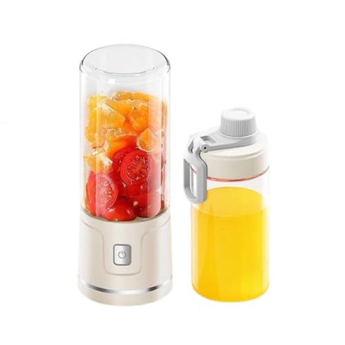 Botella De Licuadora Portátil De 450 Ml, Licuadora Personal Recargable Por Usb Y Licuadora De Alimentos Para Bebés Con Vaso De Vidrio, Para Jugo Fresco, Batidos, Viajes Y Gimnasio #1