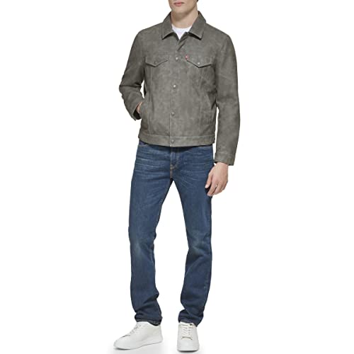 Image of Levi's Men's Faux Leather Classic Trucker Jacket