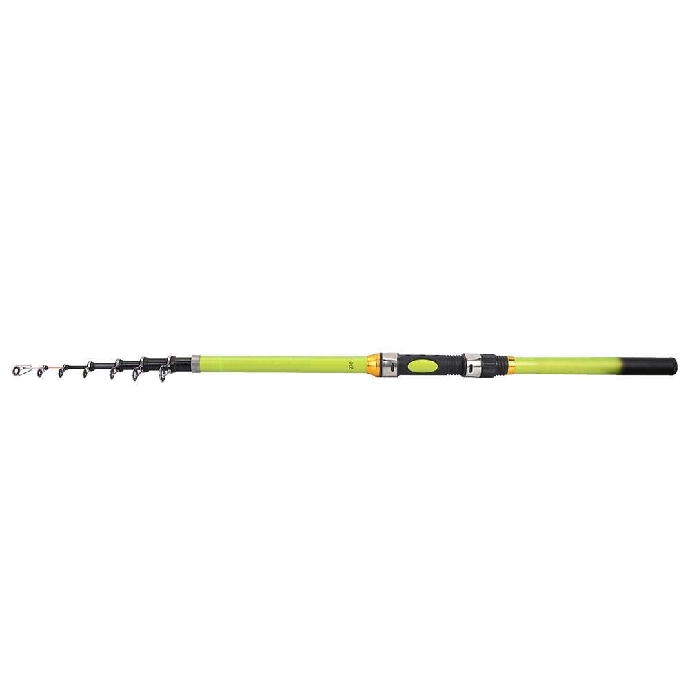 Teleskopowa Krótka Wędka Mini Przenośna z Włókna Węglowego - Morska Ultralekka Casting Rod Sea Pole Akcesoria