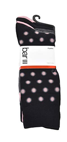Birsppy Bar Iii Men's 4-Pk. Socks - Black Pink Comb Black Pink Comb 3858/3860/3858/3860 Set of 42