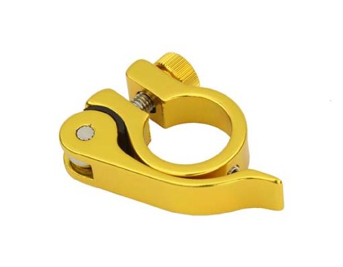 Alta Alloy Seat Post Clamp Outer Diameter 25.4mm Quick Release, Multiple Colors. (Yellow)
