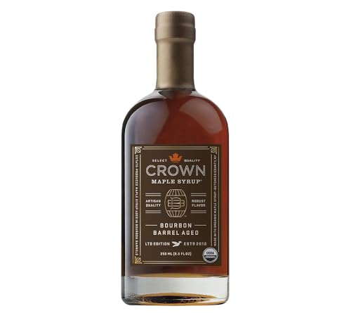 Crown Maple Bourbon Barrel Aged Maple Syrup, Bio-Ahornsirup aus dem Hudson Valley USA, gereift in...