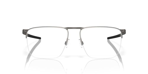 Oakley Occhiali da vista quadrati da uomo Ox3026 Voon, Lente opaca canna di fucile/demo, 57 mm