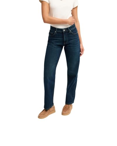 Roxy Pantalon Denim Tropic Dream Femme Bleu jean léger d'été fluide