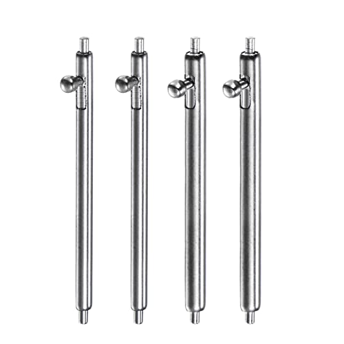 HARFINGTON Quick Release Spring Bar 22mm Width 1.5mm 1.8mm Diameter Stainless Steel Watch Pins Set for Watch Band Straps