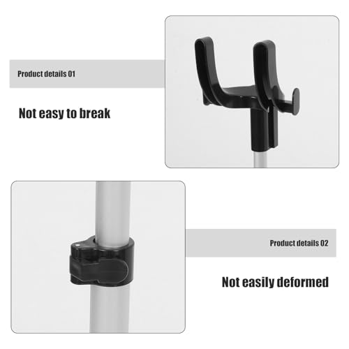 Support pour machine à repasser vapeur réglable avec cintre pliable robuste