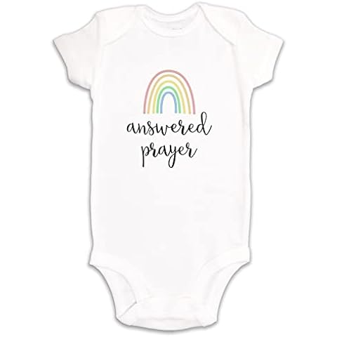 Kate & Meri Answered Prayer Rainbow Baby Onesie/Bodysuit (Newborn) Cover