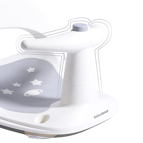 image for Bebamour Baby Bath Seat Portable Toddler Child Bathtub Seat for 6-18 M